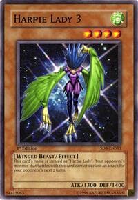 Harpie Lady 3 - Structure Deck: Lord of the Storm - YuGiOh card