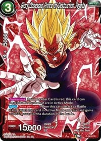 Glory-Obsessed Prince of Destruction Vegeta - Mythic Booster - Dragon Ball Super: Masters card