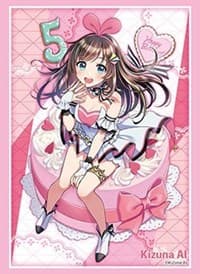 Bushiroad Sleeve Collection HG Vol.3026: "Kizuna AI" 5th Birthday (75-Pack) - Bushiroad Card Sleeves - Card Sleeves card