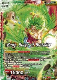 Broly // Broly, Surge of Brutality - Mythic Booster - Dragon Ball Super: Masters card