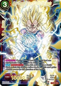 Glory-Obsessed Prince of Destruction Vegeta (Gold Stamped) - Mythic Booster - Dragon Ball Super: Masters card