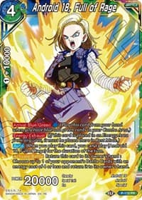 Android 18, Full of Rage - Mythic Booster - Dragon Ball Super: Masters card