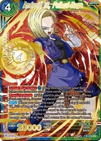 Android 18, Full of Rage (Gold Stamped) - Mythic Booster - Dragon Ball Super: Masters card