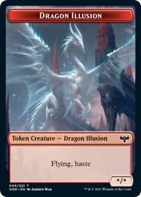 Dragon Illusion Token - Innistrad: Crimson Vow - Magic: The Gathering card