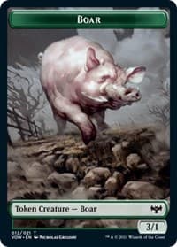 Boar Token - Innistrad: Crimson Vow - Magic: The Gathering card