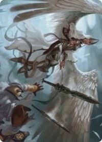 Angelic Quartermaster Art Card - Art Series: Innistrad: Crimson Vow - Magic: The Gathering card