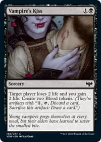 Vampire's Kiss - Innistrad: Crimson Vow - Magic: The Gathering card