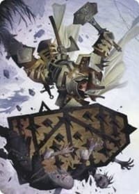 Estwald Shieldbasher Art Card - Art Series: Innistrad: Crimson Vow - Magic: The Gathering card