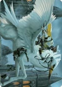 Gryff Rider Art Card - Art Series: Innistrad: Crimson Vow - Magic: The Gathering card
