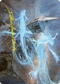 Hallowed Haunting Art Card (Gold-Stamped Signature) - Art Series: Innistrad: Crimson Vow - Magic: The Gathering card