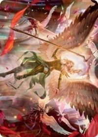 Sigarda's Summons Art Card - Art Series: Innistrad: Crimson Vow - Magic: The Gathering card