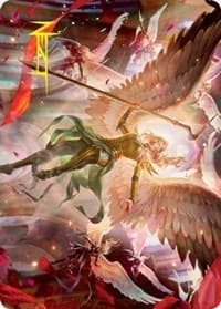 Sigarda's Summons Art Card (Gold-Stamped Signature) - Art Series: Innistrad: Crimson Vow - Magic: The Gathering card