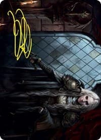 Thalia, Guardian of Thraben Art Card (Gold-Stamped Signature) - Art Series: Innistrad: Crimson Vow - Magic: The Gathering card