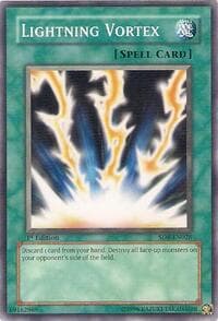 Lightning Vortex - Structure Deck: Lord of the Storm - YuGiOh card