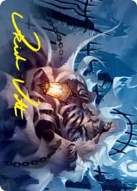 Cemetery Illuminator Art Card (Gold-Stamped Signature) - Art Series: Innistrad: Crimson Vow - Magic: The Gathering card