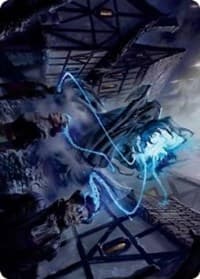 Dreamshackle Geist Art Card - Art Series: Innistrad: Crimson Vow - Magic: The Gathering card