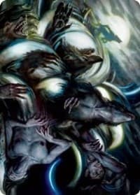 Lunar Rejection Art Card - Art Series: Innistrad: Crimson Vow - Magic: The Gathering card