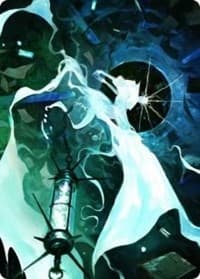 Thirst for Discovery Art Card - Art Series: Innistrad: Crimson Vow - Magic: The Gathering card