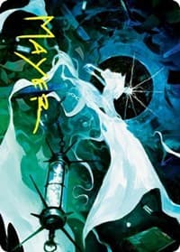 Thirst for Discovery Art Card (Gold-Stamped Signature) - Art Series: Innistrad: Crimson Vow - Magic: The Gathering card