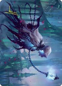 Wanderlight Spirit Art Card (Gold-Stamped Signature) - Art Series: Innistrad: Crimson Vow - Magic: The Gathering card