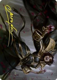 Bloodcrazed Socialite Art Card (Gold-Stamped Signature) - Art Series: Innistrad: Crimson Vow - Magic: The Gathering card