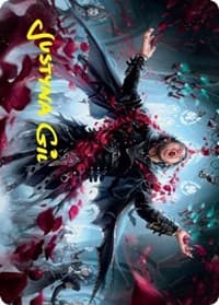 Bloodsoaked Reveler Art Card (Gold-Stamped Signature) - Art Series: Innistrad: Crimson Vow - Magic: The Gathering card