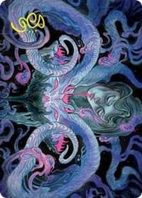 Demonic Bargain Art Card (Gold-Stamped Signature) - Art Series: Innistrad: Crimson Vow - Magic: The Gathering card