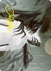 Parasitic Grasp Art Card (Gold-Stamped Signature) - Art Series: Innistrad: Crimson Vow - Magic: The Gathering card