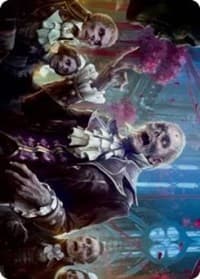Undead Butler Art Card - Art Series: Innistrad: Crimson Vow - Magic: The Gathering card