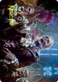 Undead Butler Art Card (Gold-Stamped Signature) - Art Series: Innistrad: Crimson Vow - Magic: The Gathering card