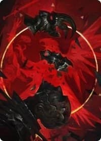 Abrade Art Card - Art Series: Innistrad: Crimson Vow - Magic: The Gathering card