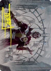 Cemetery Gatekeeper Art Card (Gold-Stamped Signature) - Art Series: Innistrad: Crimson Vow - Magic: The Gathering card