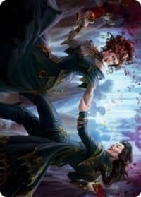 Falkenrath Celebrants (43/81) Art Card - Art Series: Innistrad: Crimson Vow - Magic: The Gathering card