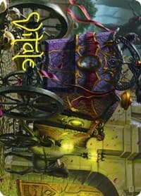 Honeymoon Hearse Art Card (Gold-Stamped Signature) - Art Series: Innistrad: Crimson Vow - Magic: The Gathering card