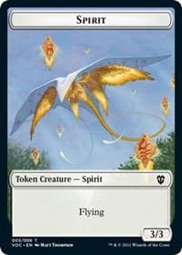 Spirit (003) // Thopter Double-sided Token - Commander: Innistrad: Crimson Vow - Magic: The Gathering card