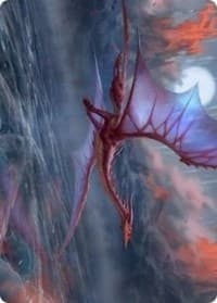 Manaform Hellkite Art Card - Art Series: Innistrad: Crimson Vow - Magic: The Gathering card