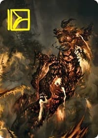 Pyre Spawn Art Card (Gold-Stamped Signature) - Art Series: Innistrad: Crimson Vow - Magic: The Gathering card