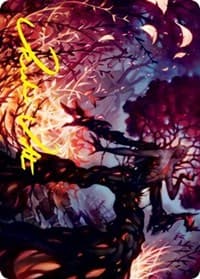 Splendid Reclamation Art Card (Gold-Stamped Signature) - Art Series: Innistrad: Crimson Vow - Magic: The Gathering card