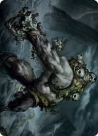 Skull Skaab Art Card - Art Series: Innistrad: Crimson Vow - Magic: The Gathering card