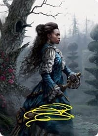 Mina Harker Art Card (Gold-Stamped Signature) - Art Series: Innistrad: Crimson Vow - Magic: The Gathering card