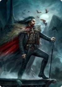 Dracula, Blood Immortal Art Card - Art Series: Innistrad: Crimson Vow - Magic: The Gathering card