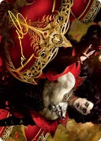 Bloodvial Purveyor Art Card (Gold-Stamped Signature) - Art Series: Innistrad: Crimson Vow - Magic: The Gathering card