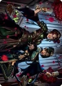 Falkenrath Celebrants (73/81) Art Card - Art Series: Innistrad: Crimson Vow - Magic: The Gathering card