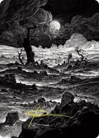 Plains (78/81) Art Card (Gold-Stamped Signature) - Art Series: Innistrad: Crimson Vow - Magic: The Gathering card
