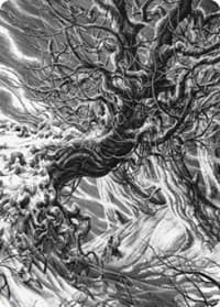 Forest Art Card - Art Series: Innistrad: Crimson Vow - Magic: The Gathering card