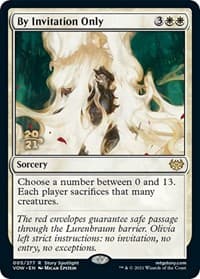 By Invitation Only - Prerelease Cards - Magic: The Gathering card