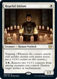 Hopeful Initiate - Prerelease Cards - Magic: The Gathering card