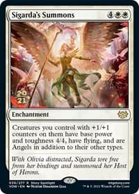 Sigarda's Summons - Prerelease Cards - Magic: The Gathering card