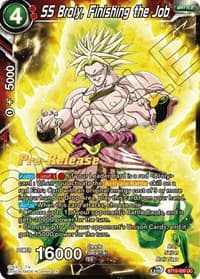 SS Broly, Finishing the Job - Saiyan Showdown Pre-Release Cards - Dragon Ball Super: Masters card