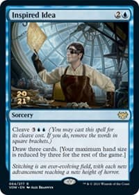 Inspired Idea - Prerelease Cards - Magic: The Gathering card